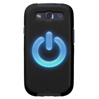 Power Button (Blue) Samsung Galaxy S3 Case