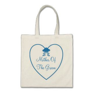 Mother Of The Groom Teal Heart And Bells Bag