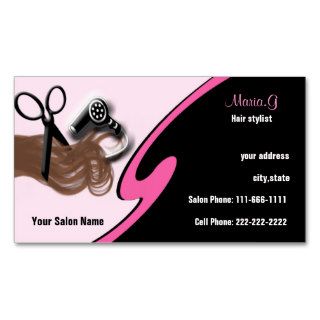 Hair Salon businesscards Business Card Template