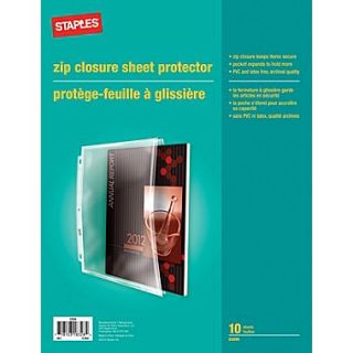 Zip Closure Sheet Protectors  Make More Happen at