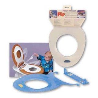 Flip Toilet Training Seat   Attaches To Most Standard Size Toilets, Color Blue Health & Personal Care