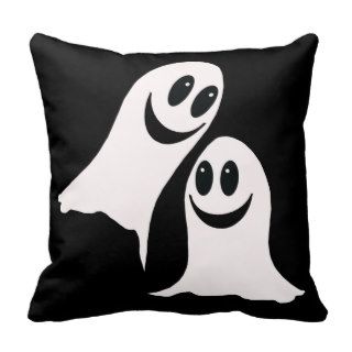Cute Halloween Cartoon Ghosts Pillow
