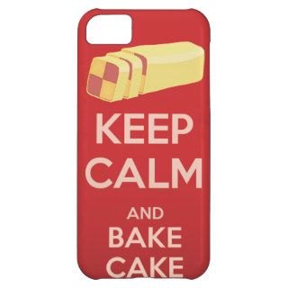 Keep Calm and Bake Cake iPhone 5C Cover