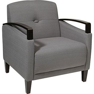 Office Star Ave Six Fabric Main Street Chair, Charcoal  Make More Happen at