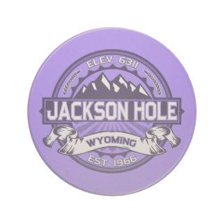 Jackson Hole Violet Beverage Coaster