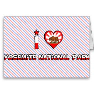 Yosemite National Park, CA Greeting Cards