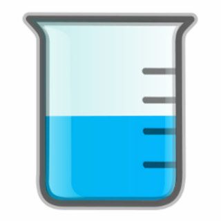 Chemistry Science Beaker Photo Cutouts