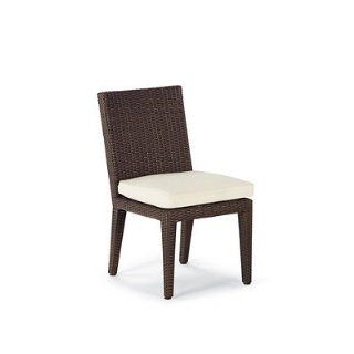 Palermo Dining Outdoor Side Chair Cushion   Soho Off White with Gray Piping, In Stock   Frontgate, Patio Furniture   Home And Garden Products