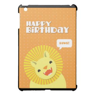 Happy Birthday Rowr Lion iPad Mini Cases