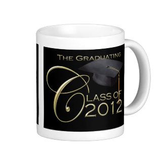 2012 Graduating Class, Black/Gold Mugs