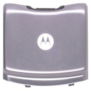 OEM Motorola RAZR V3m Extended Battery Door   Silver Electronics