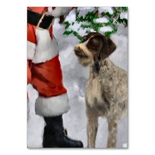 German Wirehaired Pointer Christmas Gifts Business Card