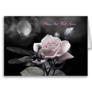 enchanted nights pink, Please Get Well Soon Greeting Card