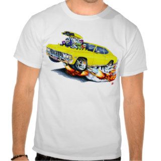 1965 66 Impala Yellow Car Tee Shirt