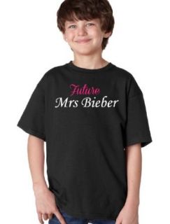 THE FUTURE MRS. BIEBER Youth T shirt / Funny Cute Fan Girl Love Tee Shirt Clothing