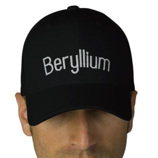 Beryllium Embroidered Hat