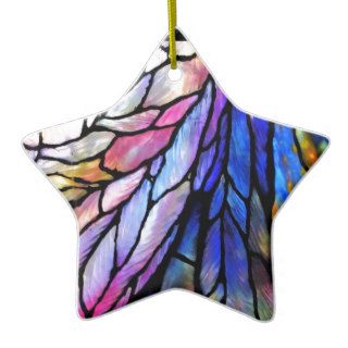 Stained Glass by Tiffany Christmas Tree Ornaments