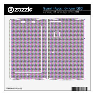 Abstract square and triangle pattern garmin asus nuvifone skin