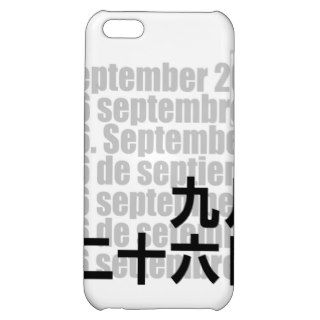 September 26 九月二十六日 / Kanji Design Days iPhone 5C Case