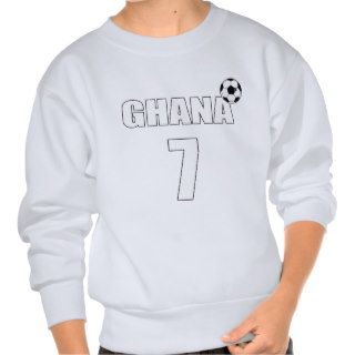 Ghana 7 soccer stars number seven Ghana gifts Sweatshirts