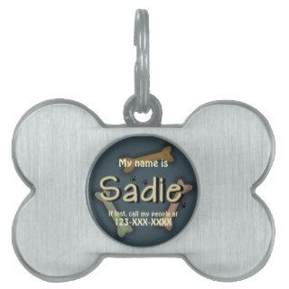 Sadie Dog ID Pet Tag