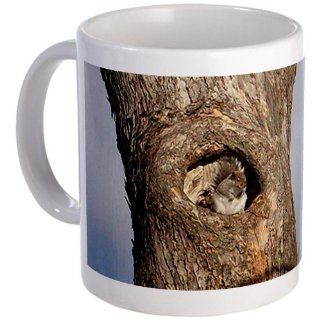 Peering Squirrel Mug Mug by  Kitchen & Dining