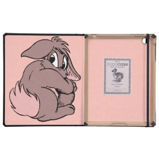 Cute Shy Bunny Rabbit Cartoon iPad Folio Case
