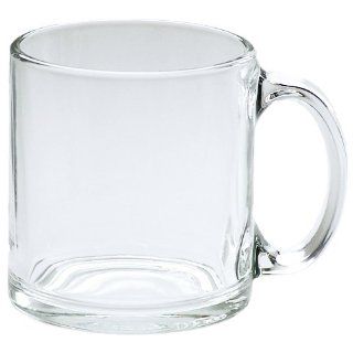 4 Pack   Clear Glass Mug, 13 ounce   Standard Glassware Kitchen & Dining