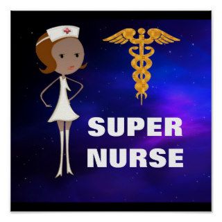Super Nurse Poster Print
