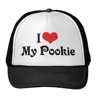 I Love My Pookie Mesh Hats