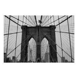 Brooklyn Bridge B&W Print