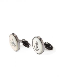 Anchor and swallow cufflinks  Paul Smith 