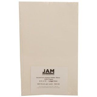 Legal Size 8 1/2 x 14 (8.5 x 14) Strathmore Natural White Wove Paper   Ream of 500  Paper Stationery 