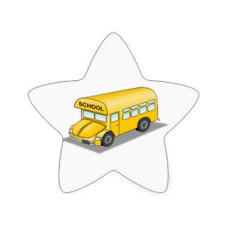 Short School Bus Stickers