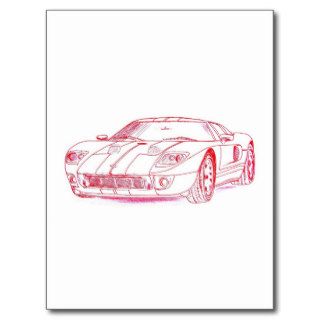 Ford GT 40 Postcards