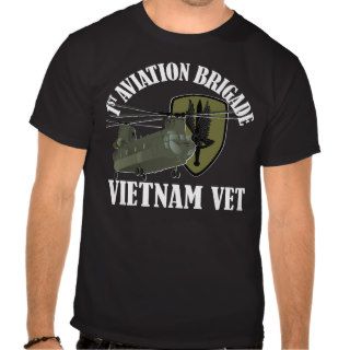 1st AVN BDE Vietnam CH 47 (Subdued) T Shirts