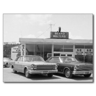 Vintage Ford Dealership in Dayton Tennessee Post Card