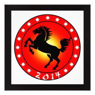 Year of the Horse 2014 Custom Announcement
