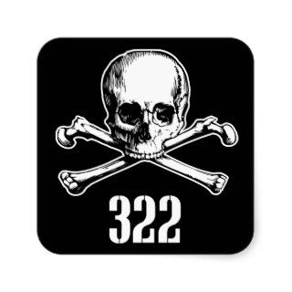 Skull and Bones 322 Stickers