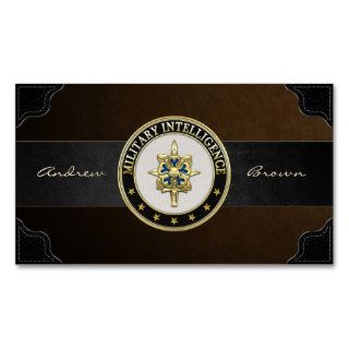 [154] MI Branch Insignia [Special Edition] Business Card