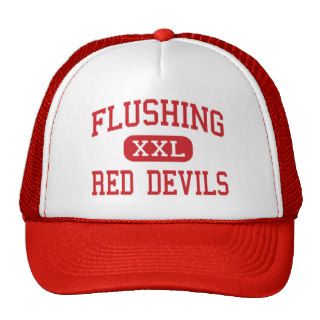 Flushing   Red Devils   High   Flushing New York Mesh Hat