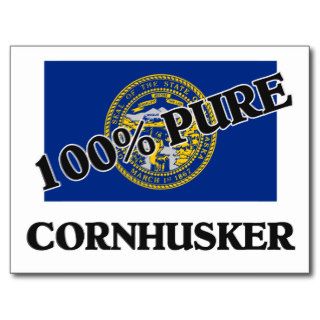 100 Percent Cornhusker Post Cards