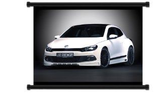 Volkswagen Scirocco Fabric Wall Scroll Poster (32" X 24") Inches   Prints
