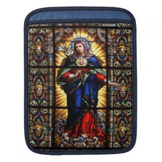Beautiful Religious Sacred Heart of Virgin Mary Sleeves For iPads