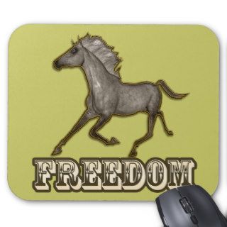 Freedom Horse Mouse Pad