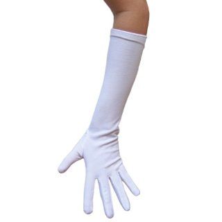 White Costume Gloves (Elbow Length) ~ Halloween Costume Accessories (STC12076) Toys & Games