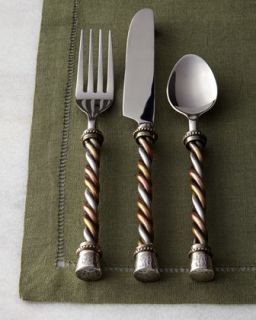 20 Piece Twisted Flatware Service   GG Collection