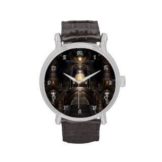 The Orb Of Acrellis Fractal Art Wrist Watch
