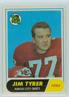 1968 Topps FB 15 Jim Tyrer Chiefs Near Mint at 's Sports Collectibles Store