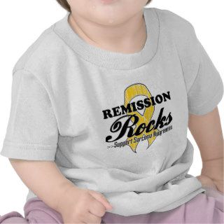 Remission Rocks   Sarcoma  Awareness T Shirts